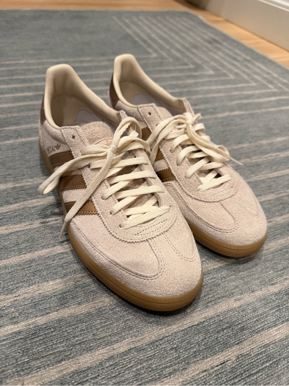 Adidas Handball Spezial Sneaker Cream Gold Bliss 8.5